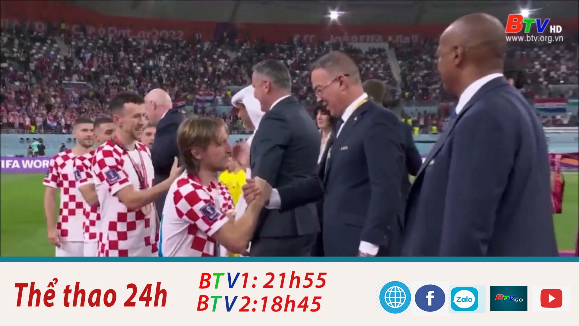 Croatia giành bộ Huy chương Đồng World Cup 2022